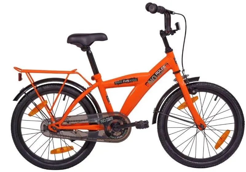 Bikefun No Limit 18 Inch Jongens Oranje