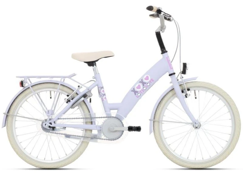 Bikefun Lots of Love 20 Inch Meisjes Lila