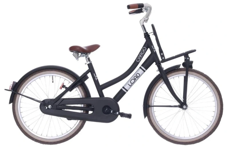 Bikefun Load 20 Inch Meisjes Mat Zwart