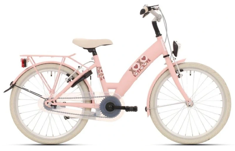 Bikefun Lots of Love 20 Inch Meisjes Roze
